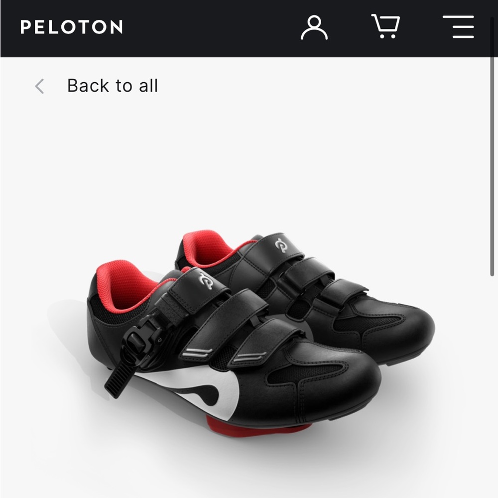 Women’s size 8 - pelaton cycling shoes